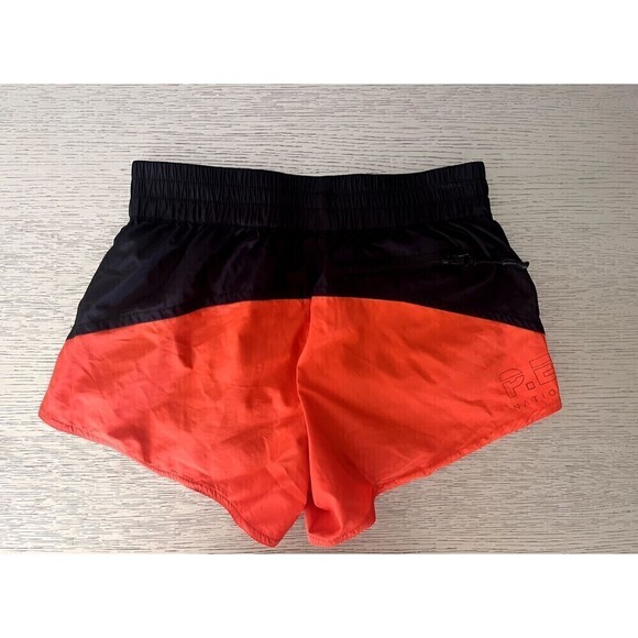 P.E Nation Rebuild Shorts Womens Size XS Black/Red Elastic Waist Side Pockets - Picture 4 of 5